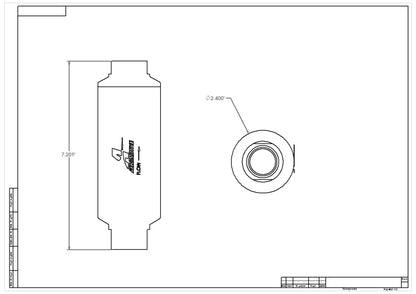 Aeromotive Pro-Series In-Line Fuel Filter - AN-12 - 100 Micron SS Element