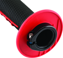 ProTaper Clamp-On 1/2 Waffle Grip - Red/Black