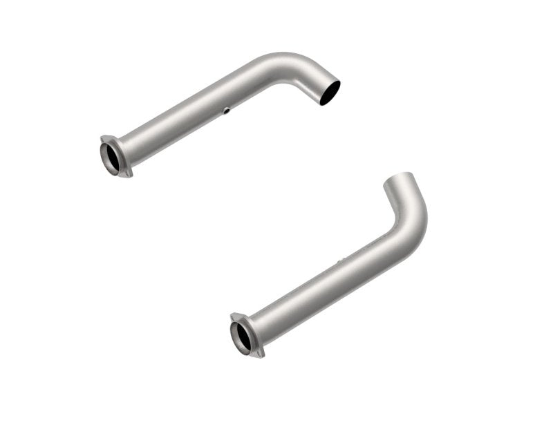 3" SS Competition Only Connection Pipes. 2015-2024 Mustang GT 5.0L and Left Side Connector Adapter with Clamps