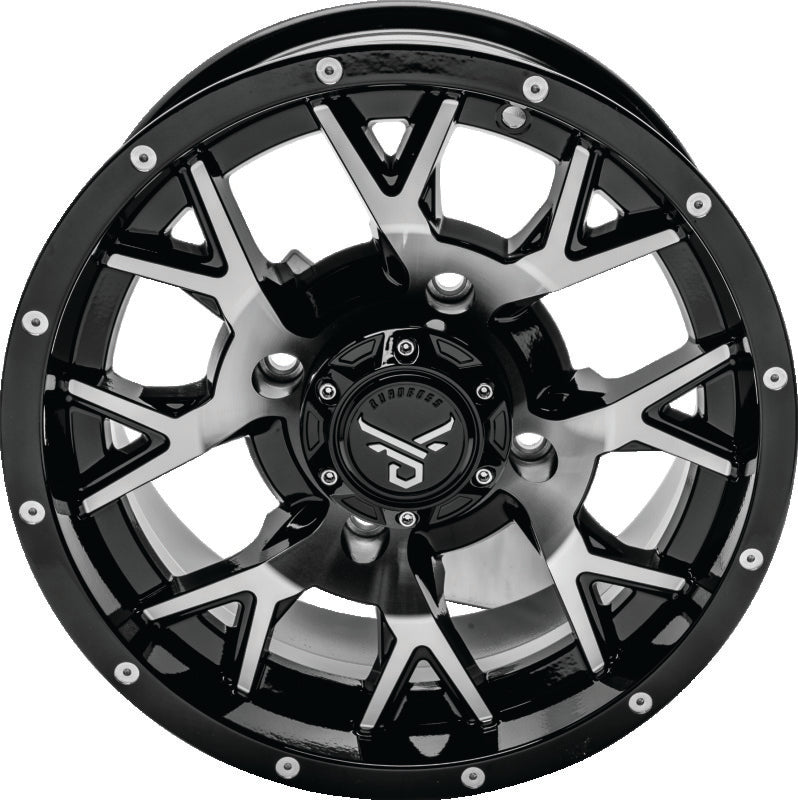 QuadBoss Barbwire 14X7 - 5+2 - 4/137 - Black Machined