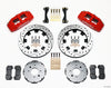 Wilwood Dynapro 6 Front Hat Kit 12.19in Drilled Red 90-99 Civic w/240 mm Disc