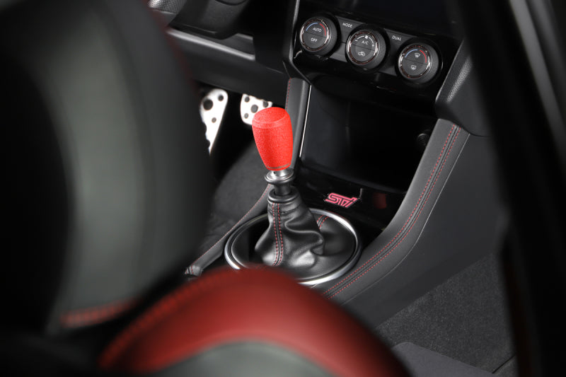 GrimmSpeed Shift Knob Stainless Steel - Subaru 5 Speed and 6 Speed Manual Transmission - Red