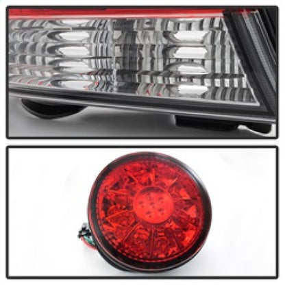 Spyder 01-03 Lexus IS300 LED Tail Lights - Red Clear ALT-YD-LIS300-LED-SET-RC