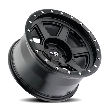 Dirty Life 9315 Compound 17x9 / 6x139.7 BP / -12mm Offset / 106mm Hub Matte Black Wheel