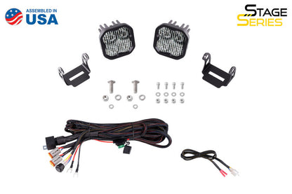 Diode Dynamics 2021 Ford Bronco SS3 LED Ditch Light Kit - Pro White Combo