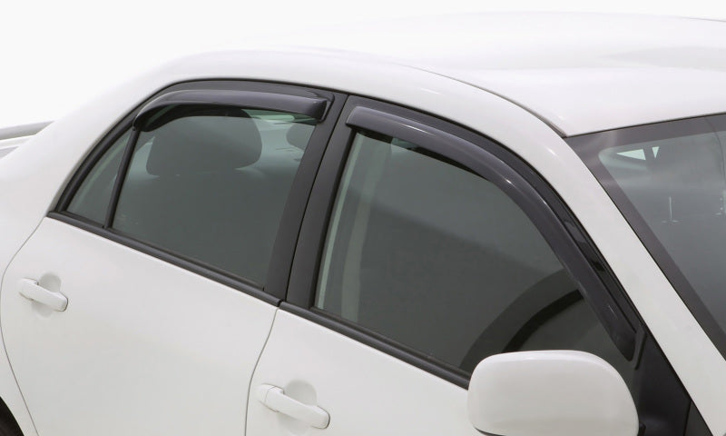 AVS 14-18 Mazda 3 Hatch Ventvisor In-Channel Front & Rear Window Deflectors 4pc - Smoke