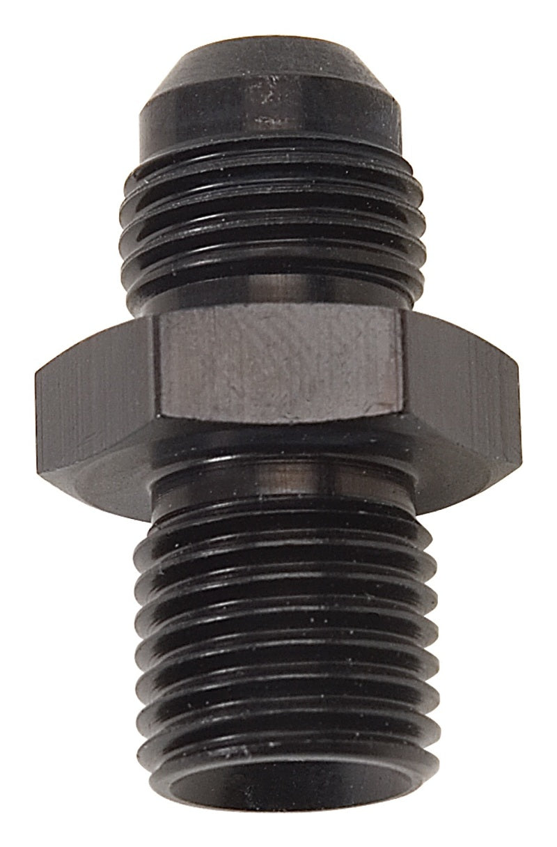 Russell Performance -6 AN Flare to 14mm x 1.5 Metric Thread Adapter (Black )