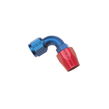 Russell Performance -6 AN Red/Blue 90 Degree Full Flow Hose End