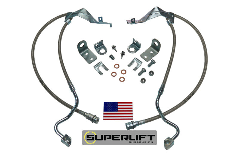 Superlift 05-07 Ford F-250/F-350 w/ 4-8in Lift Kit (Pair) Bullet Proof Brake Hoses