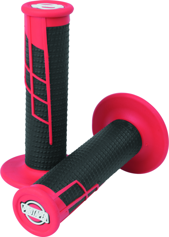 ProTaper Clamp-On 1/2 Waffle Grip - Red/Black