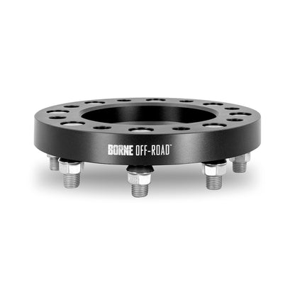 Borne Off-Road Wheel Spacers - 8X170 - 125 - 25mm - M14 - Black