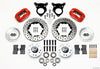 Wilwood Forged Dynalite Front Kit 11.00in Drilled Red 87-93 Mustang 5 Lug