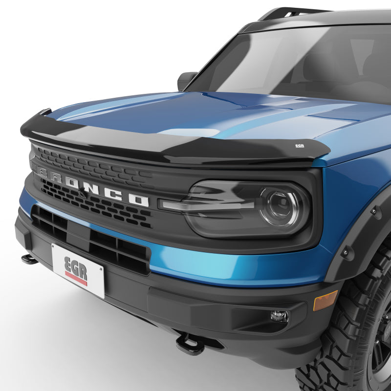 EGR 21-22 Ford Bronco Sport Superguard Hood Shield - Dark Smoke (303561)