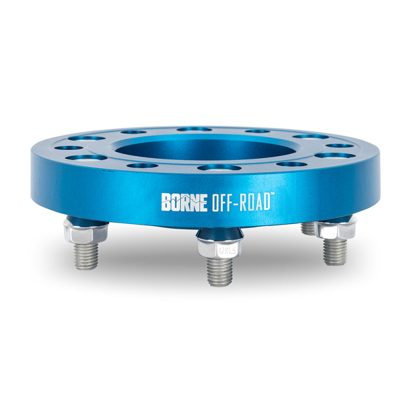 Borne Off-Road Wheel Spacers - 6x139.7 - 78.1 - 38.1mm - M14x1.5 - Blue