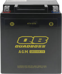 QuadBoss Maintenance-Free AGM Battery QBX14AH-FA