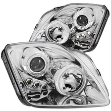 ANZO 1997-2001 Honda Prelude Projector Headlights w/ Halo Chrome w/ LED