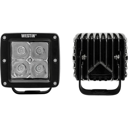 Westin Compact LED -4 5W Cree 3 inch x 3 inch (Set of 2) - Black