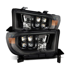 AlphaRex 07-13 Toyota Tundra NOVA LED Proj Headlights Alpha-Black w/Activ Light/Seq Signal/DRL