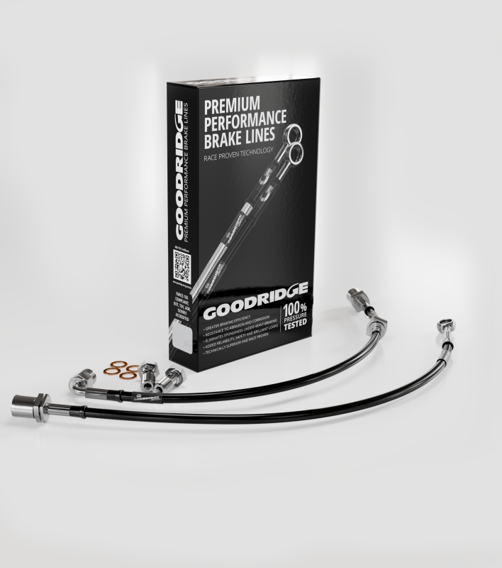 Goodridge 92-95 BMW 325i Stainless Steel Front Brake Lines