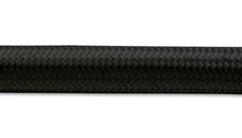 Vibrant -10 AN Black Nylon Braided Flex Hose .56in ID (50 foot roll)