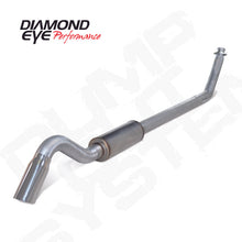 Diamond Eye 4in AL TURBO BACK SGL DUMP OUT 94-02 DODGE NO MFLR INCLUDING TIP