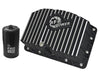 AFE Pro Series Engine Oil Pan Black w/Machined Fins; 11-16 Ford Powerstroke V8-6.7L (td)