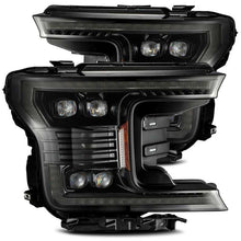 AlphaRex 18-20 Ford F-150 NOVA LED Proj Headlight Plank Style Alpha Blk w/Activ Light/Seq Signal/DRL